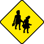 Irish children warning sign